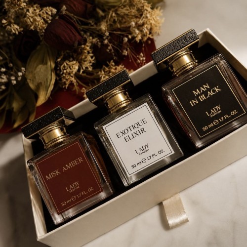 Lady Parfüm Set (50ml 3 Adet)